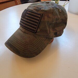 47 Brand Cammo Flag Hat Men's One Size Adjustable Excellent Condition